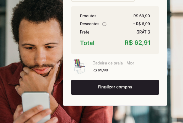 Checkout com alta taxa de conversão da YAMPI