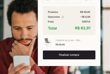 Checkout com alta taxa de conversão da YAMPI