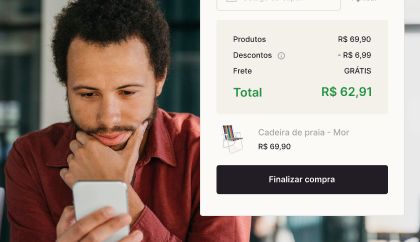 Checkout com alta taxa de conversão da YAMPI
