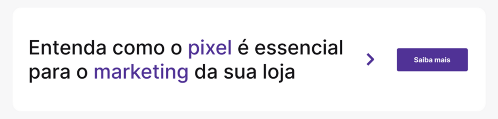 Botão para ler artigo sobre pixel no marketing