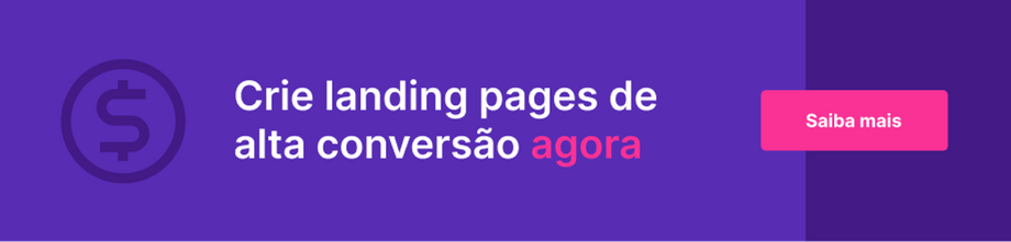 Botão para ler artigo sobre landing page

