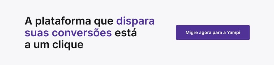 botão para migrar para a Yampi