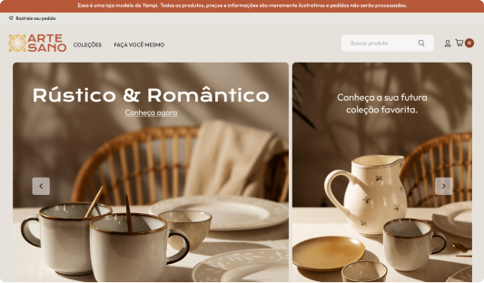 Pré-visualização do tema ARTESANO