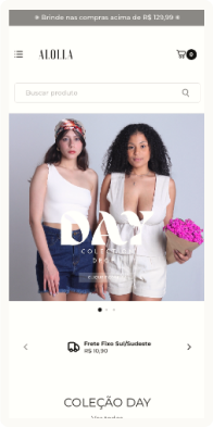 Screenshot do website ALOLLA